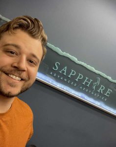 laser hair removal patient